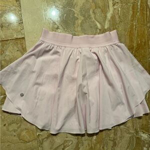 Lululemon Women's Pink Skort with built in shorts